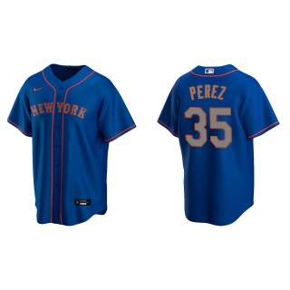 Men's New York Mets Michael Perez Royal Replica Alternate Jersey