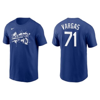 Men's Los Angeles Dodgers Miguel Vargas Royal City Connect Graphic T-Shirt