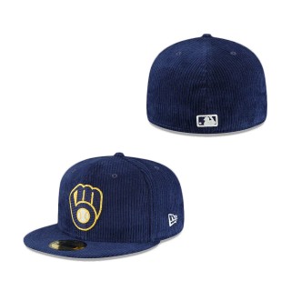 Milwaukee Brewers Corduroy 59FIFTY Fitted