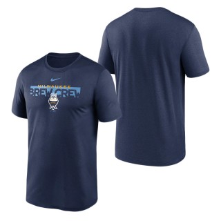 Brewers Navy 2022 City Connect Legend Performance T-Shirt