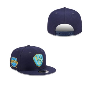 Milwaukee Brewers Navy 2023 MLB Father's Day 9FIFTY Snapback Hat