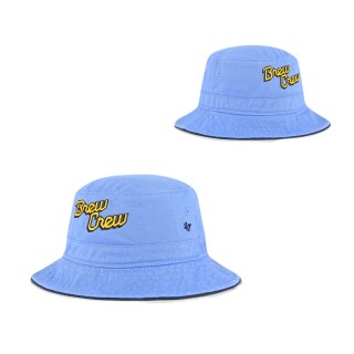 Men's Milwaukee Brewers Powder Blue 2022 City Connect Bucket Hat