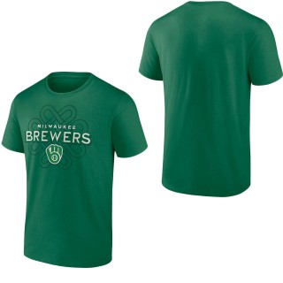 Milwaukee Brewers Kelly Green St. Patrick's Day Celtic Knot T-Shirt