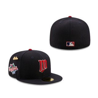Minnesota Twins 1987 Logo History Fitted Hat