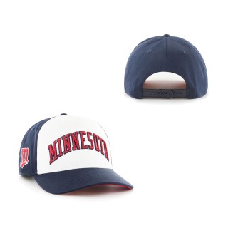 Minnesota Twins Cooperstown Collection Retro Contra Hitch Snapback Hat Navy White