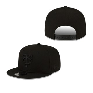 Men's Minnesota Twins Black 2023 9FIFTY Snapback Adjustable Hat