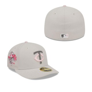 Men's Minnesota Twins Khaki 2023 Mother's Day Low Profile 59FIFTY Fitted Hat
