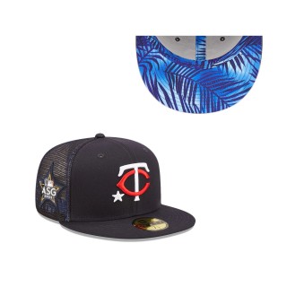 Men's Minnesota Twins Navy 2022 MLB All-Star Game Workout 59FIFTY Fitted Hat