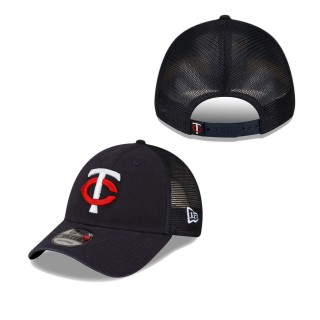 Men's Minnesota Twins Navy 2023 9FORTY Trucker Adjustable Hat