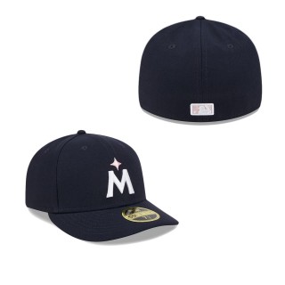 Minnesota Twins Navy 2024 Mother's Day Low Profile 59FIFTY Fitted Hat