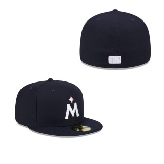 Minnesota Twins Navy 2024 Mother's Day On-Field 59FIFTY Fitted Hat