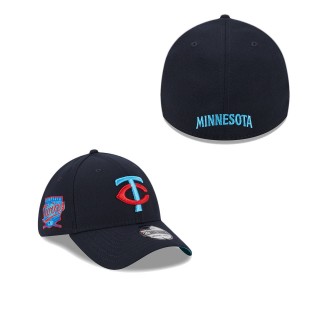 Minnesota Twins Navy 2023 MLB Father's Day 39THIRTY Flex Hat