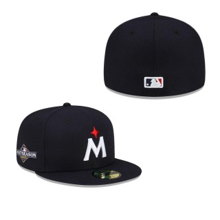Minnesota Twins Navy 2023 Postseason Side Patch 59FIFTY Fitted Cap