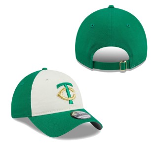 Minnesota Twins White Green 2024 St. Patrick's Day 9TWENTY Adjustable Hat