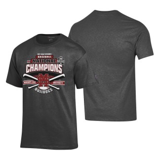 Mississippi State Champion 2021 NCAA Men's Baseball College World Series Champions Locker Room T-Shirt Charcoal