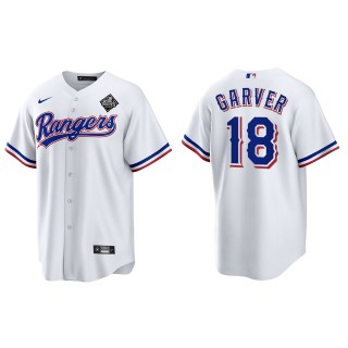 Mitch Garver Texas Rangers White 2023 World Series Replica Jersey