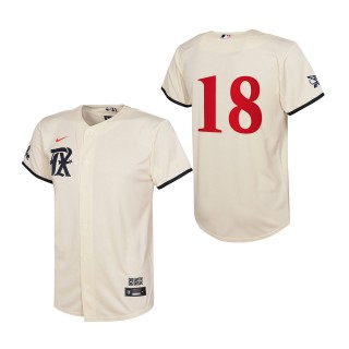 Mitch Garver Youth Rangers Cream City Connect Replica Jersey