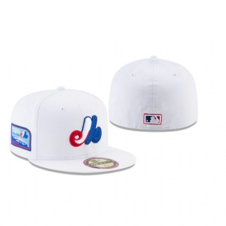 Montreal Expos White Optic Stadium Patch Hat
