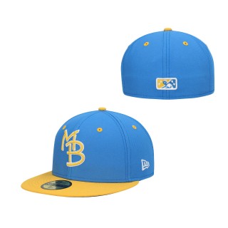 Myrtle Beach Pelicans Royal Authentic Collection Team Alternate 59FIFTY Fitted Hat