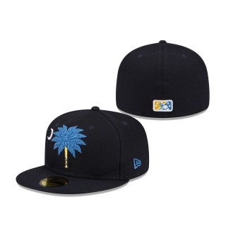 Myrtle Beach Pelicans White Palmetto State Theme Night 59FIFTY Fitted Hat