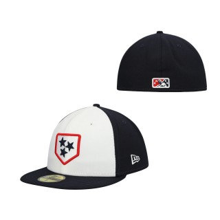 Nashville Sounds White Authentic Collection Team Alternate 59FIFTY Fitted Hat