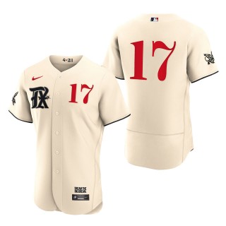 Nathan Eovaldi Rangers Cream City Connect Authentic Jersey