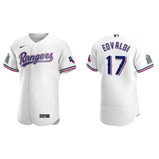 Nathan Eovaldi Men's Texas Rangers Nike White Home Authentic Jersey