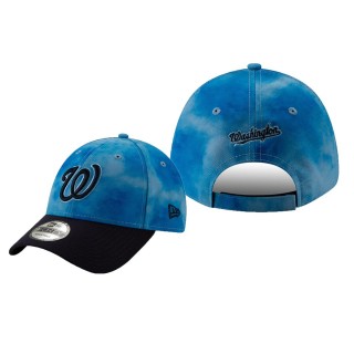 Washington Nationals Blue Navy 2019 Father's Day New Era 9FORTY Adjustable Hat