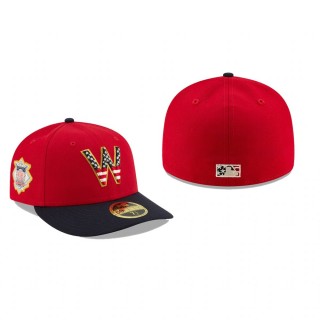 Washington Nationals 2019 Stars & Stripes Independence Day Low Profile 59FIFTY Hat