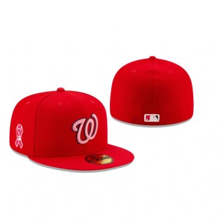 Nationals 2021 Mother's Day Red 59FIFTY Fitted Cap