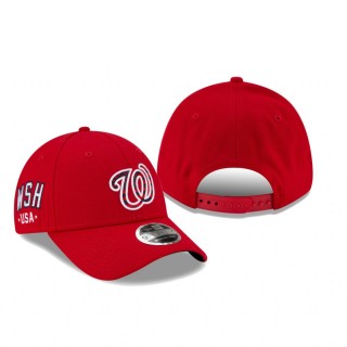 Washington Nationals Red 4th of July 9FORTY Snapback Hat