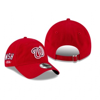 Washington Nationals Red 4th of July 9TWENTY Adjustable Hat