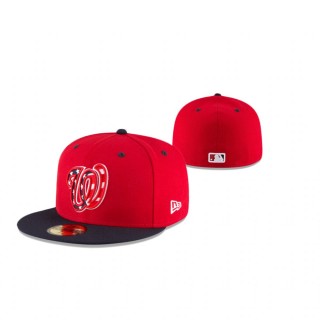 Nationals Red Authentic Collection Alt 3 Hat