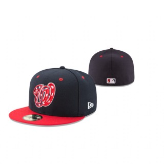 Nationals Navy Authentic Collection Hat