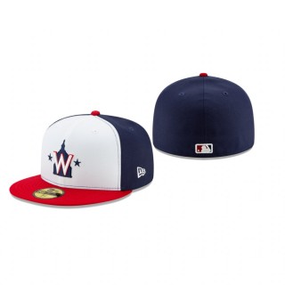 Nationals Authentic Collection White 2020 59FIFTY Fitted Hat