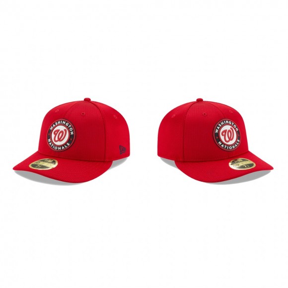 Nationals Clubhouse Red Low Profile 59FIFTY Fitted Hat