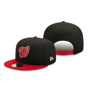 Washington Nationals Black Scarlet Color Pack 2-Tone 9FIFTY Snapback Hat