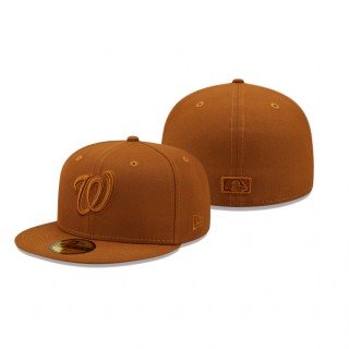 Washington Nationals Brown Color Pack 59FIFTY Fitted Hat