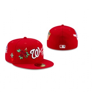 Nationals Red Icon 59FIFTY Fitted Hat