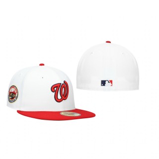 Nationals Inaugural Season White Red Two-Tone 59FIFTY Cap