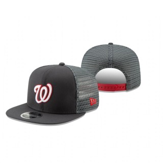 Washington Nationals Graphite Mesh Fresh 9FIFTY Adjustable Hat