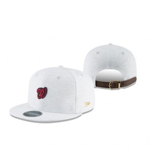 Washington Nationals Gray Micro Stitch 9Fifty Snapback Hat