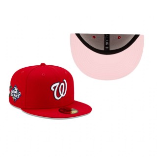 Nationals Red State Flower 59FIFTY Fitted Hat