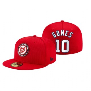 Nationals Yan Gomes Red 2021 Clubhouse Hat