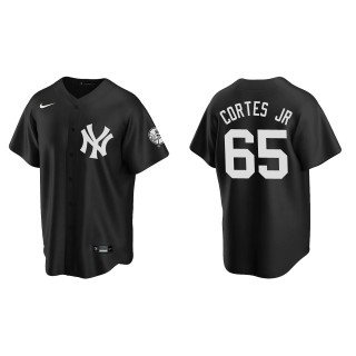 Nestor Cortes Jr. Men's New York Yankees Black Fashion Replica Jersey