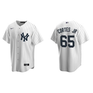 Nestor Cortes Jr. Men's New York Yankees White Home Replica Jersey