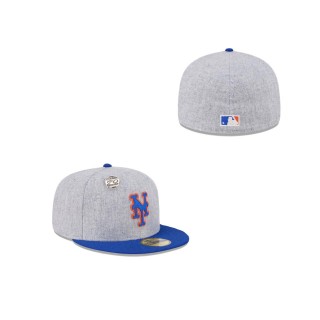 New York Mets 70th Anniversary Gray 59FIFTY Fitted Hat