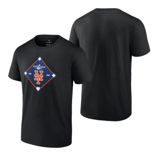 Men's New York Mets Fanatics Branded Black 2022 Postseason Bound T-Shirt