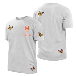 New York Mets x FELT White Butterfly T-Shirt