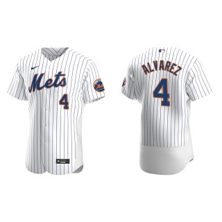 New York Mets Francisco Alvarez White Authentic Home Jersey
